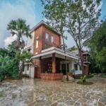 4 BHK Villa Agarsure Alibaug Exterior With Paved Driveway And Trees