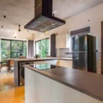 4 BHK Villa Siolim Bardez North Goa Kitchen Island With Refrigerator