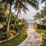 4 BHK Beachfront Villa Kihim Beach Alibaug Tiled Path leading to Beach