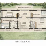 4 BHK Villa Kihim Beach Alibaug First Floor Floorplan