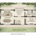 4 BHK Villa Kihim Beach Alibaug Ground Floor Floorplan