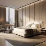 46 Juhu JVPD Scheme Juhu Bedroom With Bed Beside Writing Desk