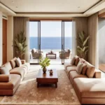 46 Juhu JVPD Scheme Juhu Living Room With Sofa Sets Facing Glass Doors