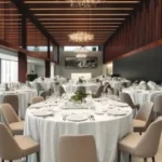 60 Perry Cross Bandra West Round Tables With Chairs Banquet Hall