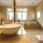 Adani The Views Ghatkopar East 3 BHK Bathroom With Bowl Sink And Bathtub