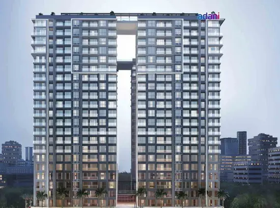 Adani The Views Ghatkopar East Twin Towers With Central Gap Building