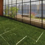 Atlantis Khar West Turf Area With Mesh Fence