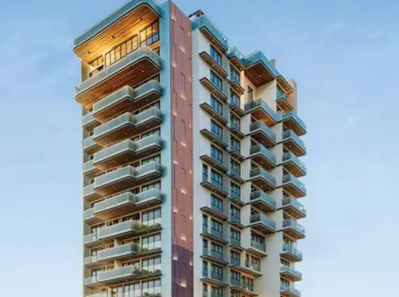 Atlantis Khar West Tower Building With Multiple Balconies
