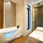Axiom Rudra Goregaon West Bathroom With Bathtub And Glass Shower