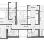Edmont Kandivali West 2 BHK Floor Plan