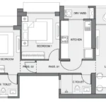 Edmont Kandivali West 2 BHK Floor Plan 2