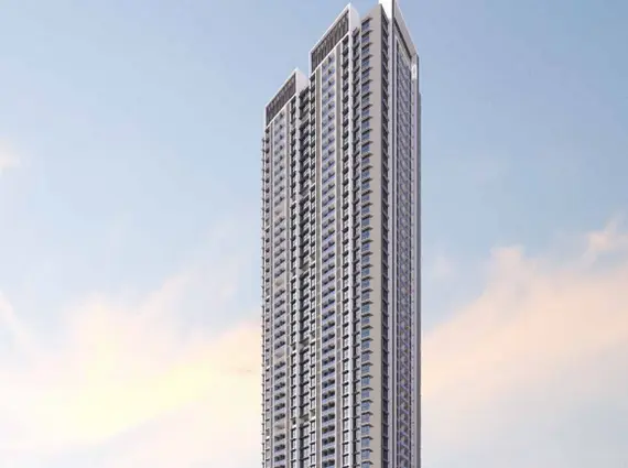 Edmont Kandivali West High Rise Building With Balconies