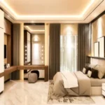 Embassy Serenity Alibaug 3 BHK Bedroom With Bed And Dressing Table