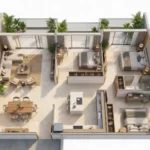 Embassy Serenity Alibaug 3 BHK Layout