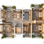 Embassy Serenity Alibaug 4 BHK Layout