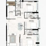 Evershine Bliss Khar West 2 BHK Type 2 Floor Plan