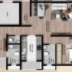 Gala Paramount Matunga 2 BHK Floor Plan