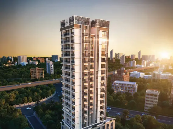 Gala Paramount Matunga Highrise Apartment Building With Balconies