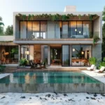 Isprava Ocaso Vaddo Alibaug Villa Exterior With Pool And Glass Walls