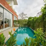 La Sierra Vagator Villa Swimming Pool With Glass Windows