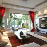 Mulberry Hills Karjat 3 BHK Villa Living Room With Sofa Facing Garden