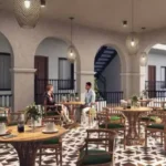 Mulberry Hills Karjat Cafe Seating Area With Arched Corridor