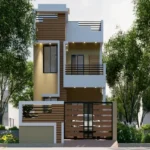 Mulberry Hills Karjat Villa Front Elevation With Balcony And Entry Gate