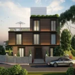 Mulberry Hills Karjat Villa Exterior With Wood Finished Facade