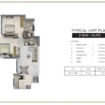 Purva Clermont Chembur 3 BHK Floor Plan Type 1