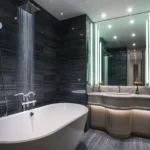 Purva Estrella Andheri West 4 BHK Bathroom With Freestanding Tub And Vanity