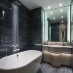 Purva Estrella Andheri West 4 BHK Bathroom With Freestanding Tub And Vanity