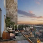 Purva Estrella Andheri West Balcony With Seating And Glass Railing