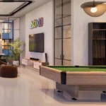 Purva Estrella Andheri West Games Room With Pool Table And Sofas