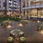 Purva Estrella Andheri West Round Tables With Chairs Courtyard