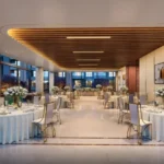 Purva Estrella Andheri West Round Tables With White Cloth Banquet Hall