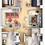 Runwal Pinnacle Mulund 2 BHK Floor Plan