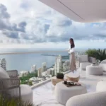 Rustomjee Cliff Tower Mount Mary Bandra West Mount Mary Balcony With Chairs Tables And Sea View