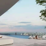 Rustomjee Cliff Tower Bandra West Mount Mary Rooftop Pool With Lounge Seating