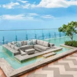 The Riviere Worli Skyline Outdoor Deck With Glass Railing