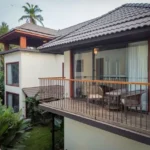 Villa Siolim Bardez North Goa Balcony With Wicker Chairs