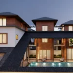 4 BHK Villa Siolim Bardez North Goa Living Room With Sofa Set Around Coffee Table