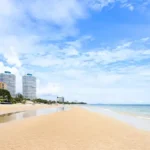 Alibaug Beach Embassy Serenity Towers in Distance