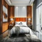 3 BHK Kripa Oasis Union Park Bandra West Designer Wood Bedroom Interior