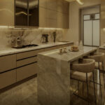 4 BHK Rockside Hiranandani Gardens Powai Island Modular Kitchen