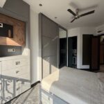 4 BHK United Classic Penthouse Duplex Mount Mary Bandstand Bandra Bedroom With Bed And Cabinets