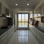 4 BHK United Classic Penthouse Duplex Mount Mary Bandstand Bandra Kitchen With Cabinets And Window
