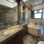4 BHK United Classic Penthouse Duplex Mount Mary Bandstand Bandra Bathroom With Sink And Bathtub