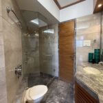 4 BHK United Classic Penthouse Duplex Mount Mary Bandstand Bandra Bathroom With Toilet And Glass Shower