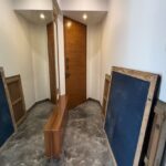 4 BHK United Classic Penthouse Duplex Mount Mary Bandstand Bandra Entry With Wooden Door And Mirror