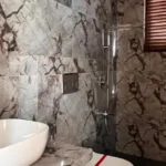 4 Seasons Villas Old Khandala Road Kune Lonavala 5 BHK Villa Marble Bathroom Shower Stone Finish